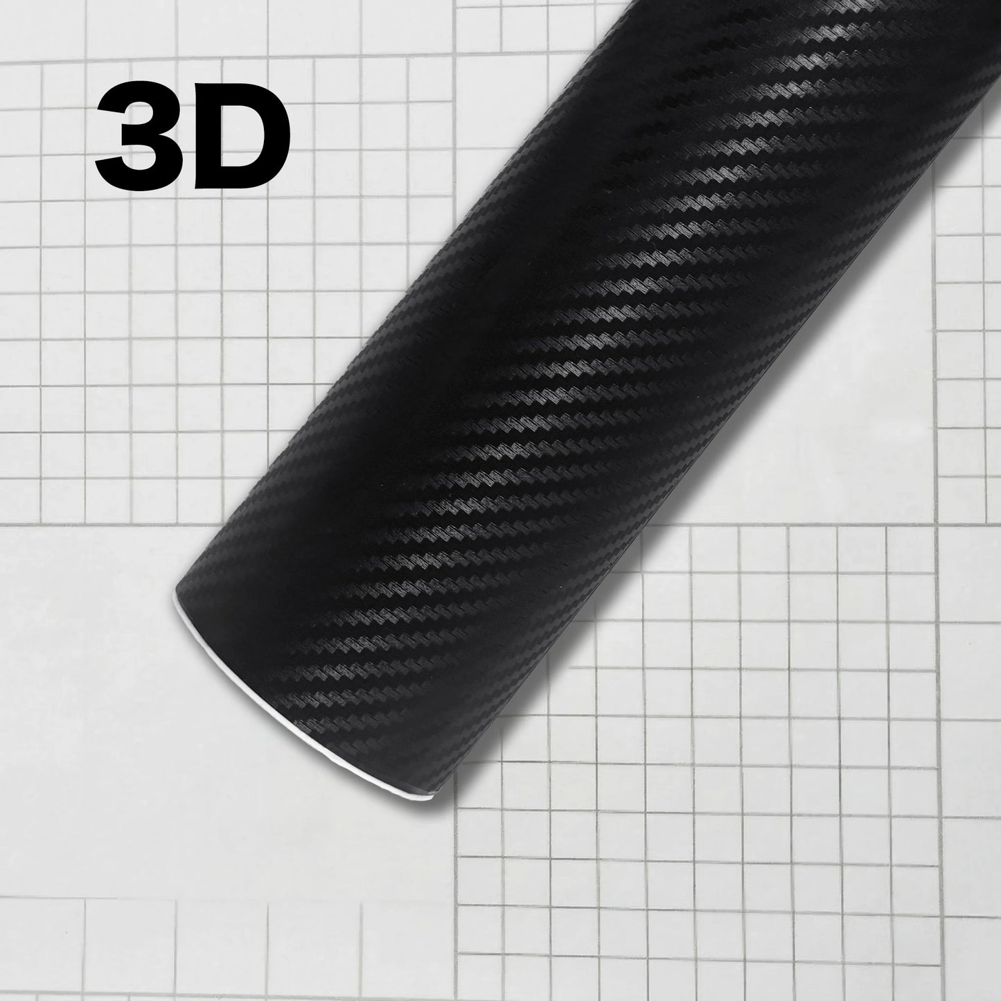 5D Carbon Fiber Folie Schwarz 1-6m
