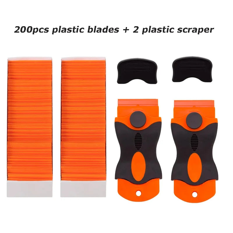 Plastik-Abzieher Set mit 100 Klingen