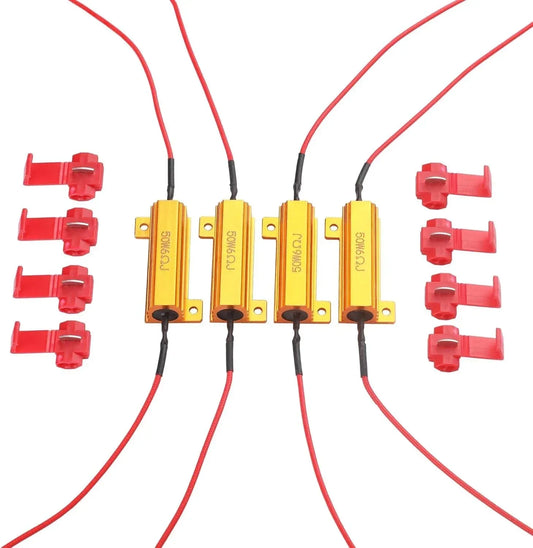 50W 6 Ohm LED Lastwiderstand Set – SwissGlanzGarage Autopflege Schweiz