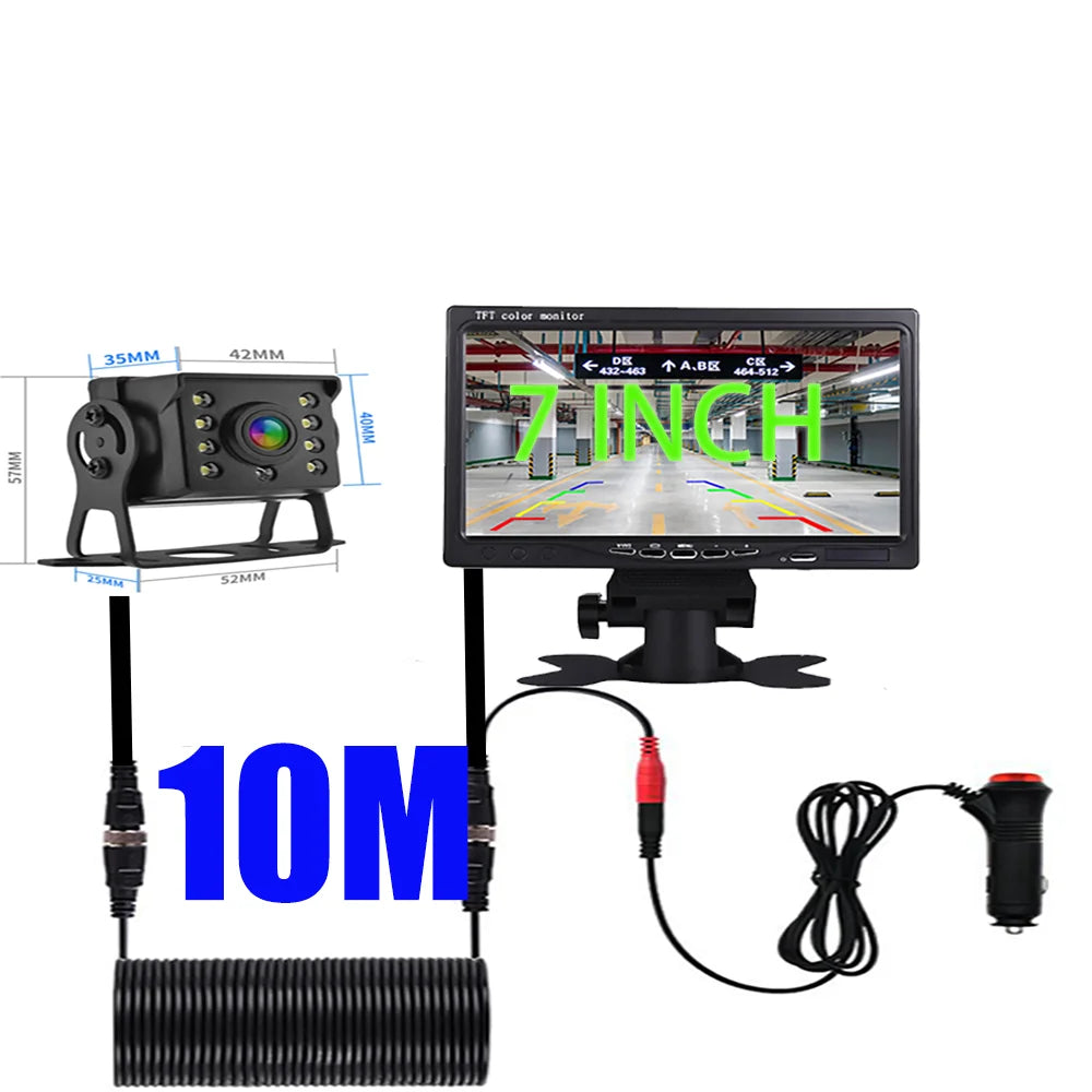 Universelle Rückfahrkamera mit 4.3/5/7 Zoll Monitor