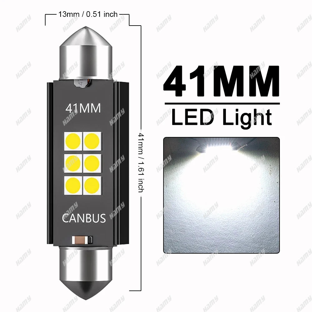 600LM C10W C5W LED Birne 36mm CANBUS