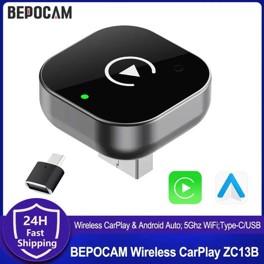 BEPOCAM 2in1 Kabellos CarPlay Mini Box – SwissGlanzGarage Autopflege Schweiz