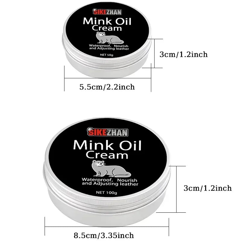 Mink Oil Lederpflegecreme 100g – SwissGlanzGarage Autopflege Schweiz