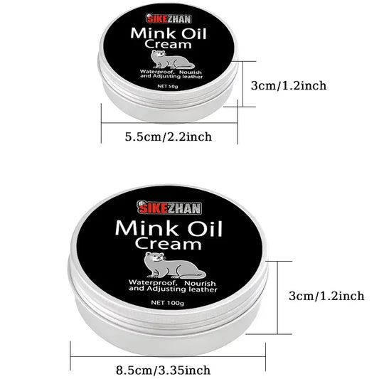 Mink Oil Lederpflegecreme 100g – SwissGlanzGarage Autopflege Schweiz