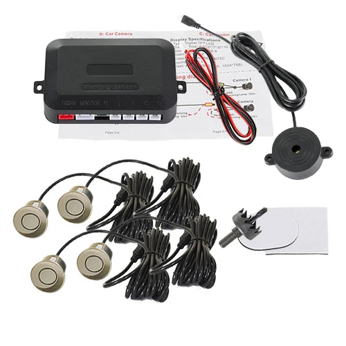 Parksensor-Set mit 4 Sensoren & Warnton