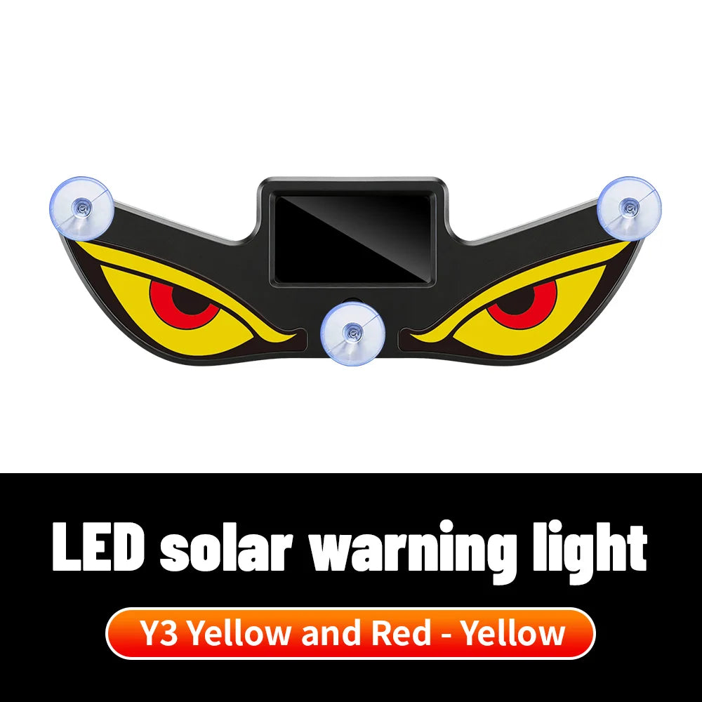 Solarbetriebenes Auto-Demon Eye LED Licht