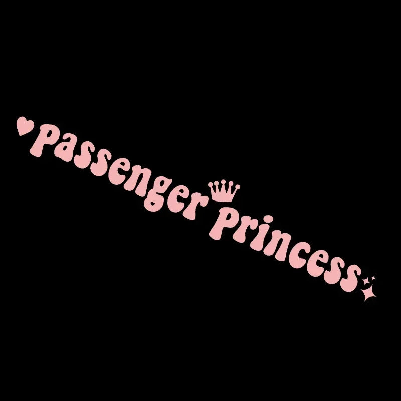 Passenger Princess Auto-Aufkleber 15x2.3cm