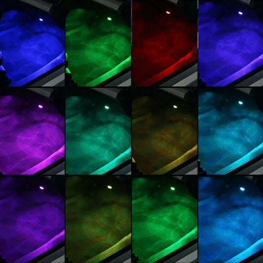 Kabellose LED Innenraum-Beleuchtung 13 Farben – SwissGlanzGarage Autopflege Schweiz