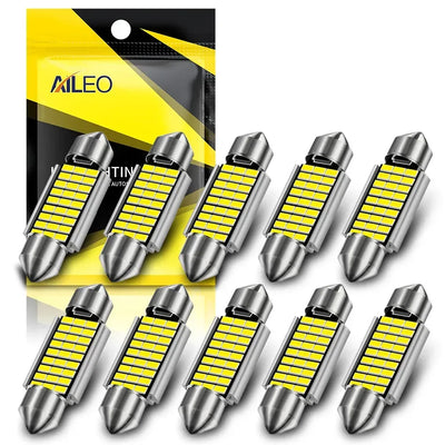 AILEO 31mm 36mm 39mm 42mm LED C10W Birne – SwissGlanzGarage Autopflege Schweiz