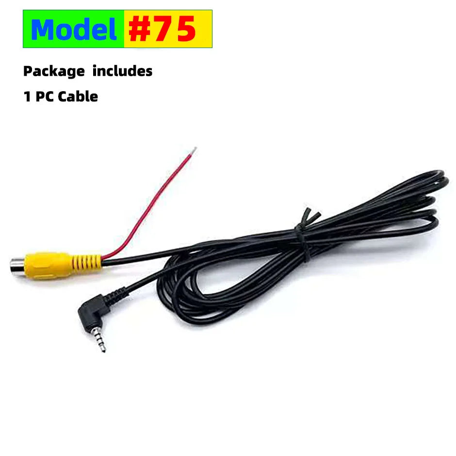 Rückfahrkamera Anschlusskabel RCA auf 2.5mm AV