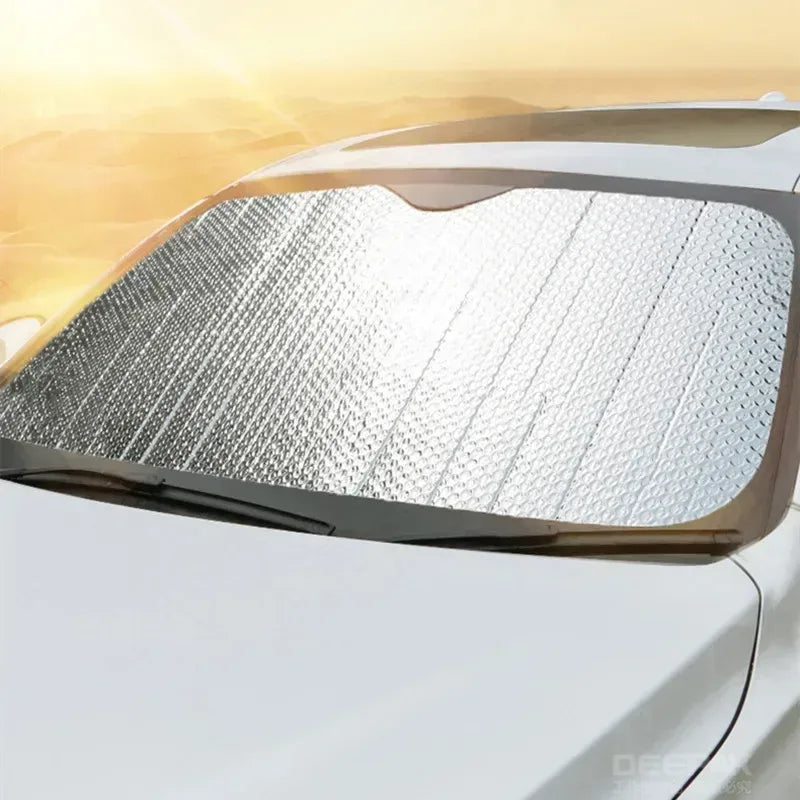 UV-Reflektierender Auto-Sonnenschutz Heckscheibe 140 cm – SwissGlanzGarage Autopflege Schweiz