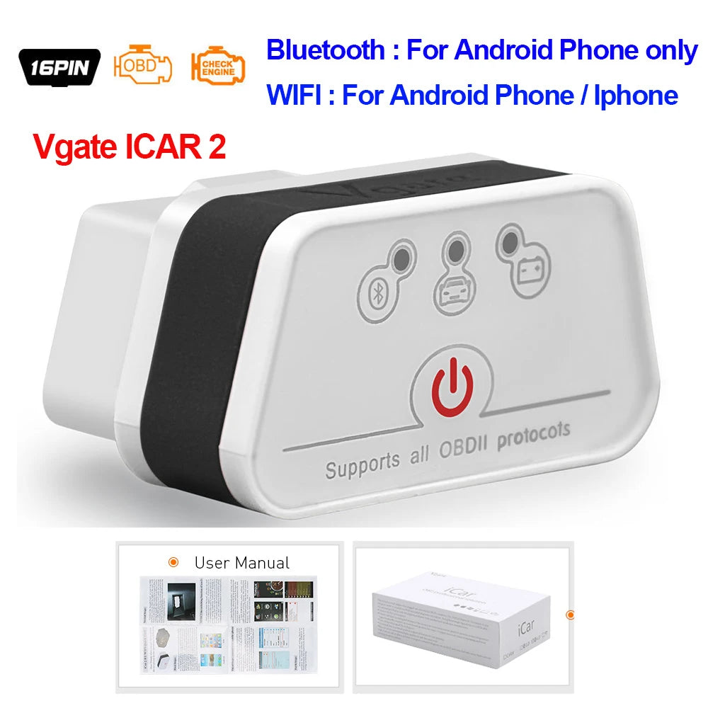 Vgate ICar2 OBD2 Bluetooth Scanner