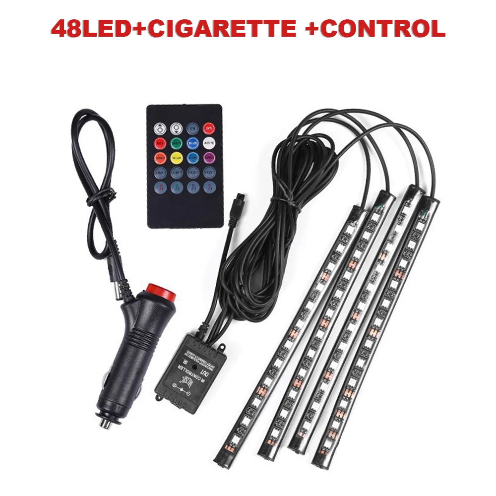 72 LED RGB Fussraumbeleuchtung