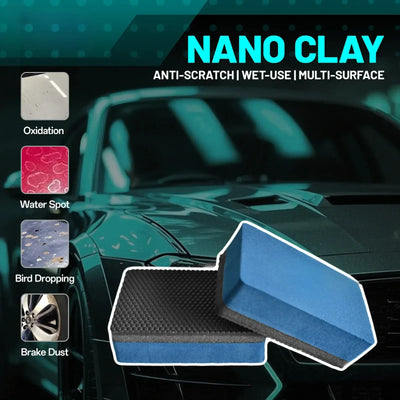 Nano Clay Schwamm – Anti-Kratz & Multi-Oberflache – SwissGlanzGarage Autopflege Schweiz