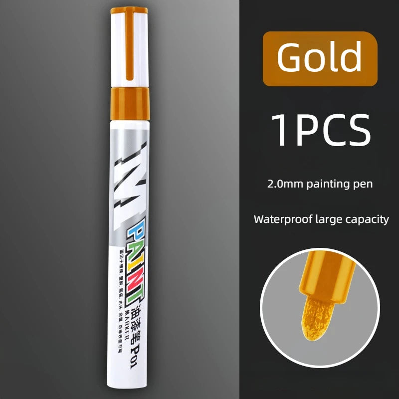 Wasserfester Reifen-Lackstift für präzises Design