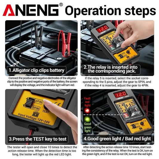 Relay Detector 11-25V ANENG RT01 – SwissGlanzGarage Autopflege Schweiz