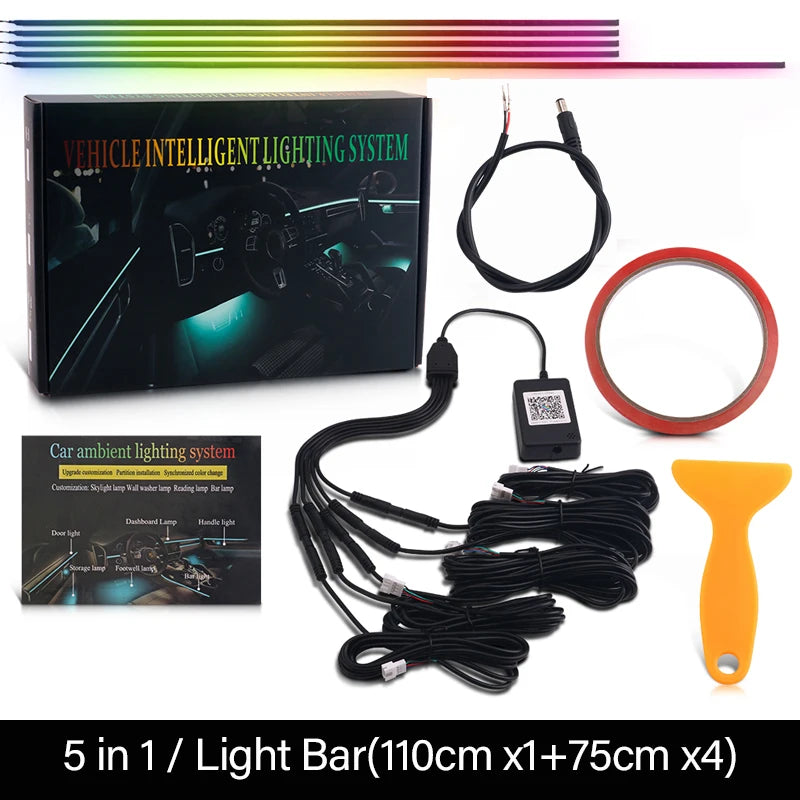 18 in 1 RGB Symphony Auto-Innenraumbeleuchtung