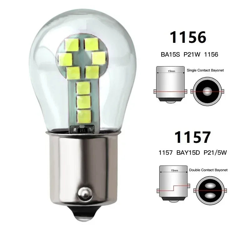 BA15S 1156 1157 LED Lampe – SwissGlanzGarage Autopflege Schweiz
