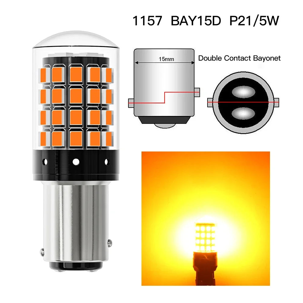 1156 BA15S P21W BAU15S PY21W 7443 W21/5W T20 7440 W21W