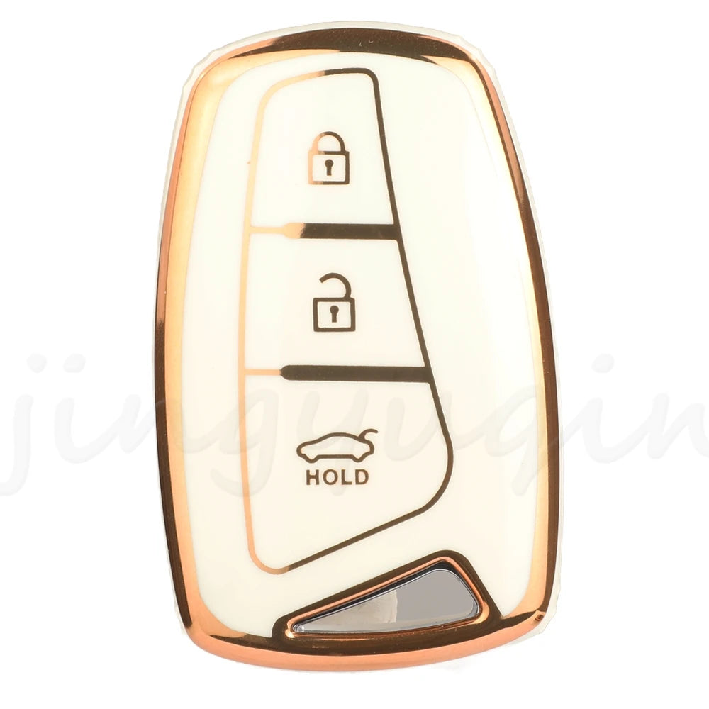 TPU Schlüsselhülle 3/4 Tasten für Hyundai