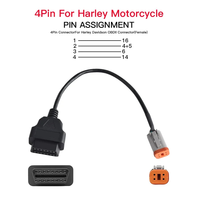 OBD2-Stecker für Honda 6Pin Motorrad