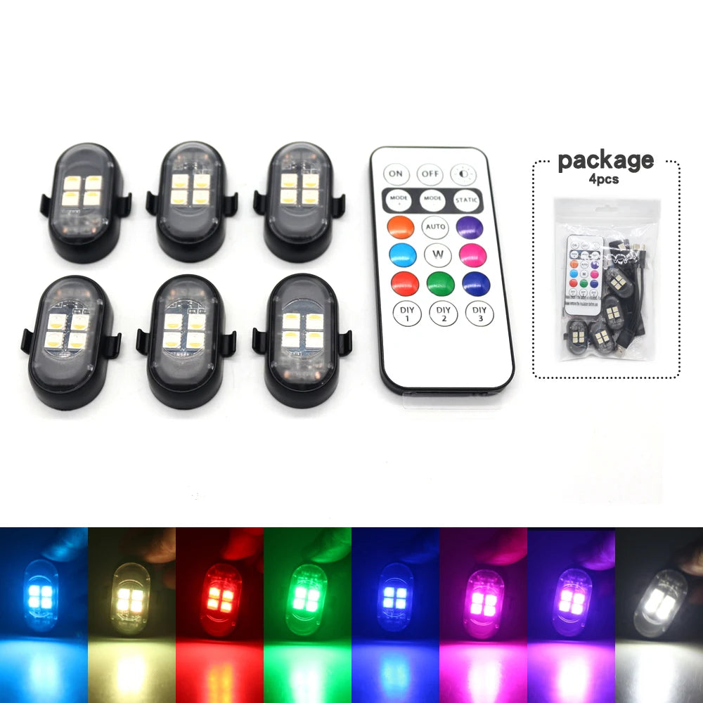 Wiederaufladbares LED Licht Set