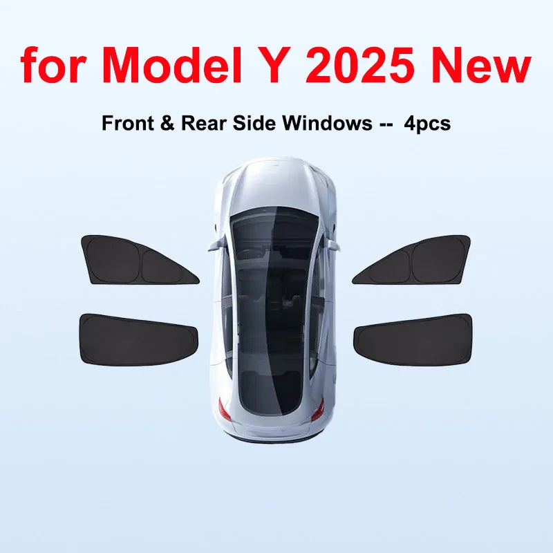 Auto-Sonnenschutz Set für Tesla Model Y