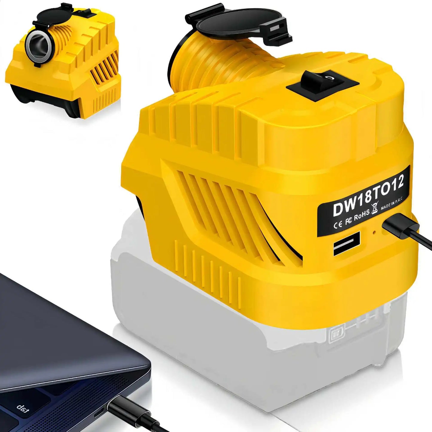 USB-Ladeadapter für Makita 18V Akkus