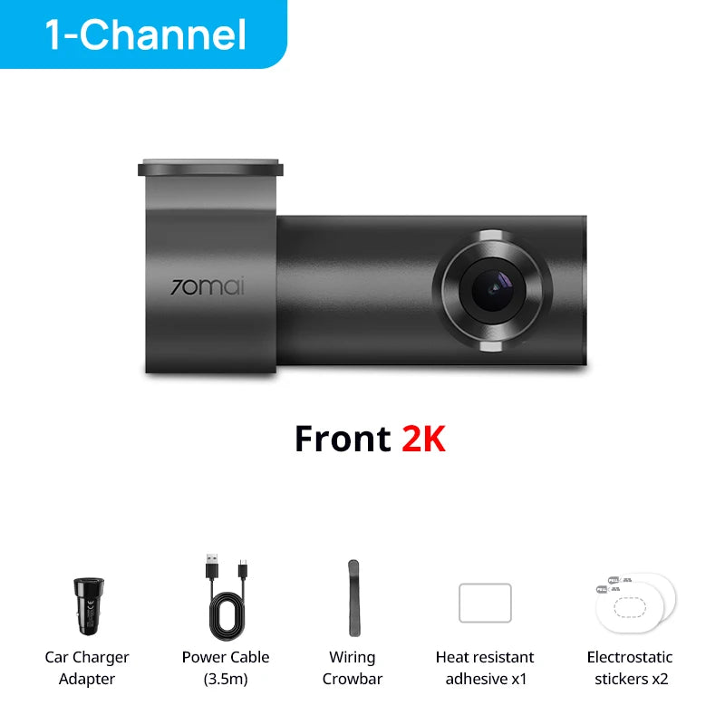 70mai Dashcam M310 Plus 2K mit Sprachsteuerung