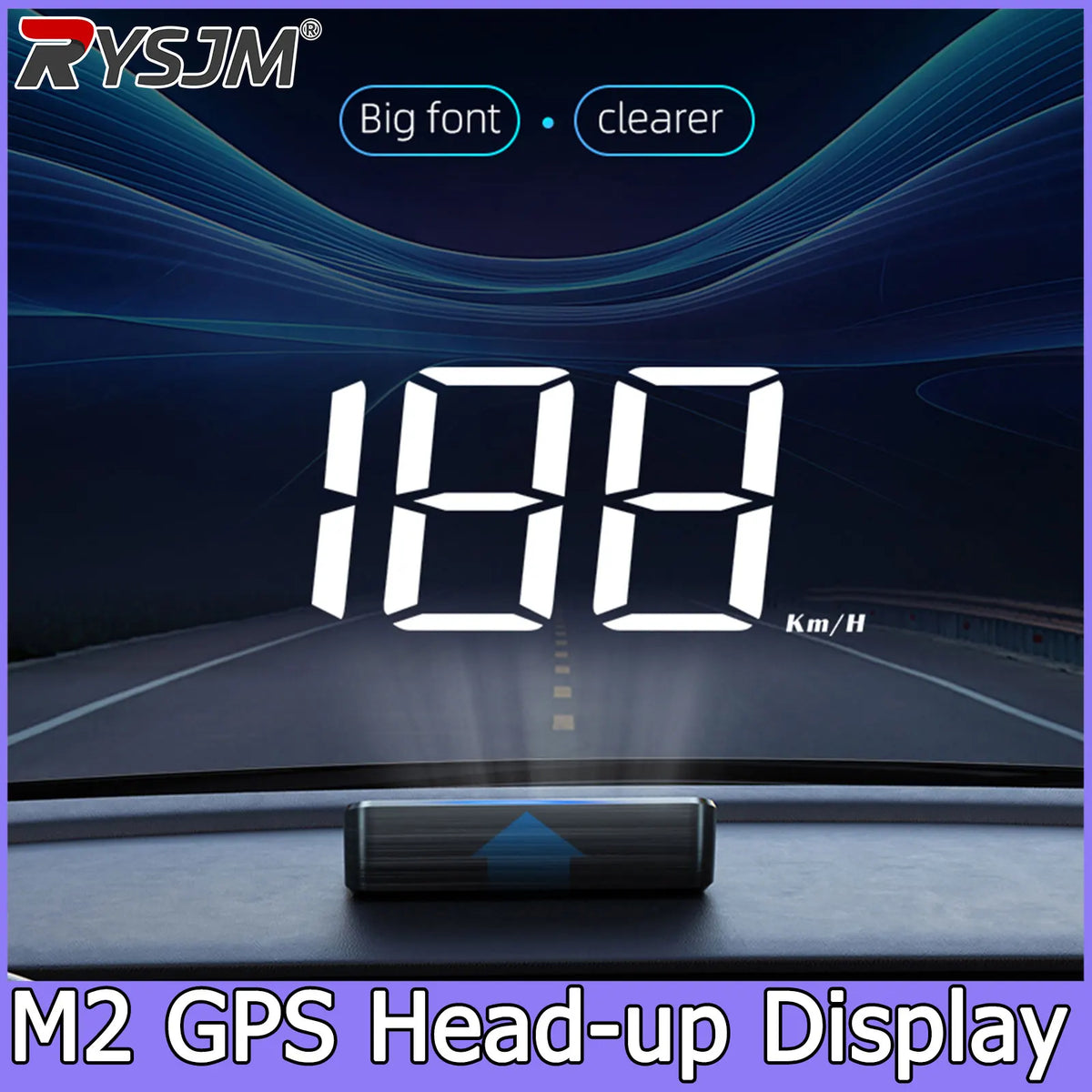 M2 Universal GPS HUD Geschwindigkeitsanzeige