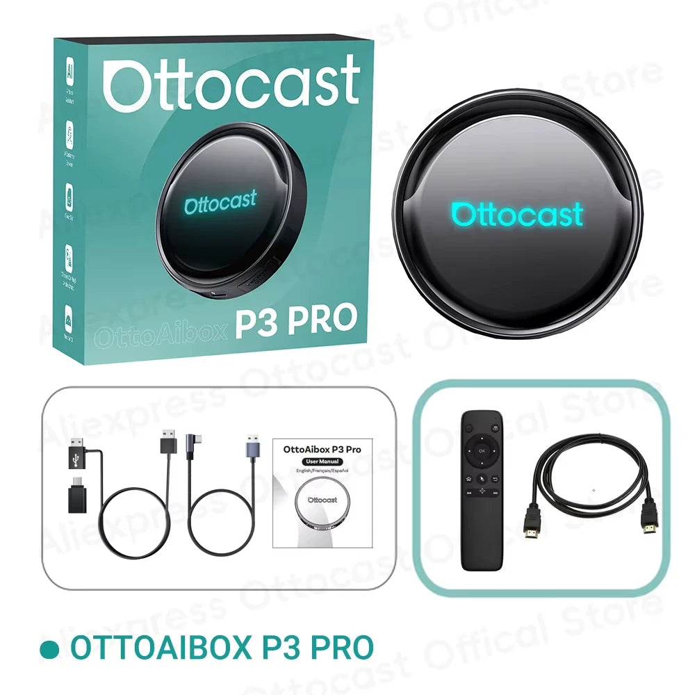 Ottocast P3 Pro Kabellos CarPlay Box