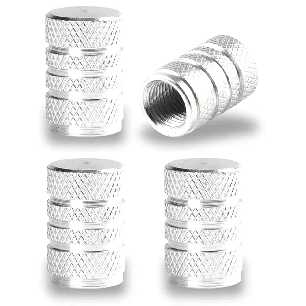 Aluminium Ventilkappen Set für Autos und Motorräder