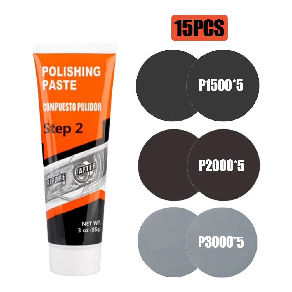 Scheinwerfer-Restaurierungs-Set mit Politur