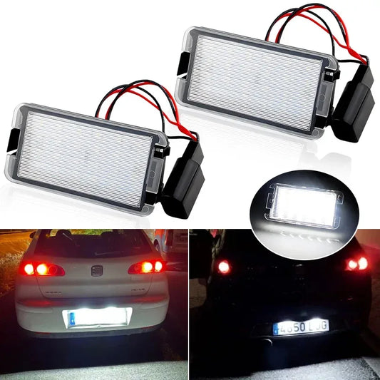 LED Kennzeichenbeleuchtung Set für Sitz Ibiza 6L – SwissGlanzGarage Autopflege Schweiz