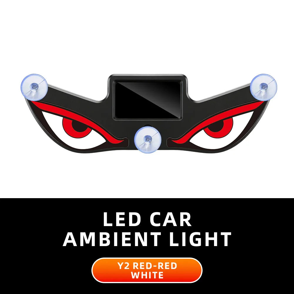 Solarbetriebene Auto Neon Licht DEMON EYE