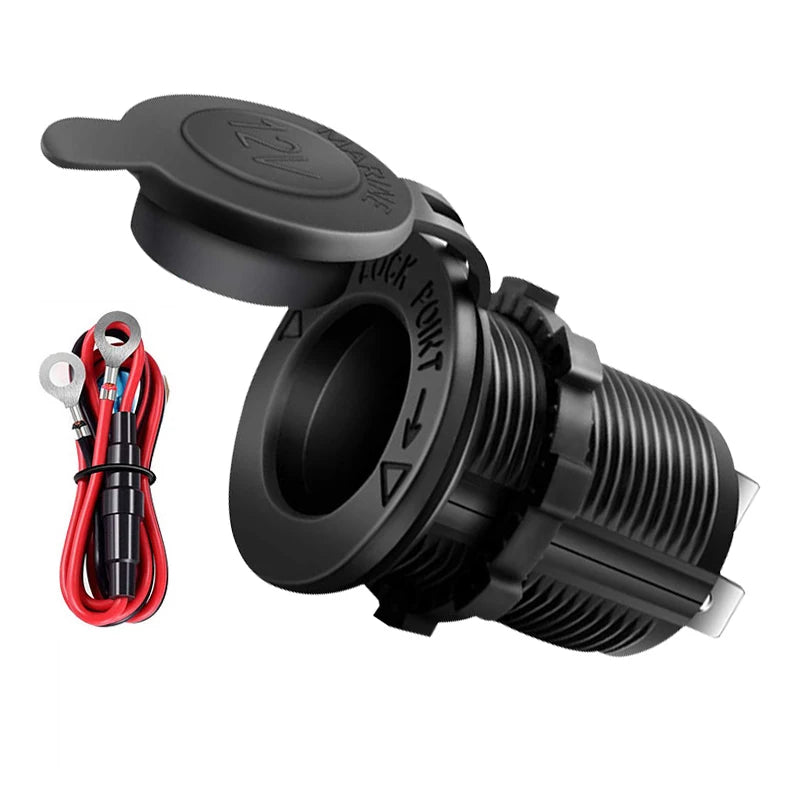 Auto Cigarette Lighter Socket 12V-24V Wasserdicht Plug