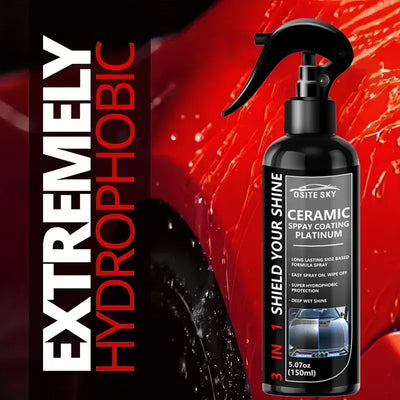 Ceramic Spray Versiegelung 3-in-1 Glanzschutz – SwissGlanzGarage Autopflege Schweiz