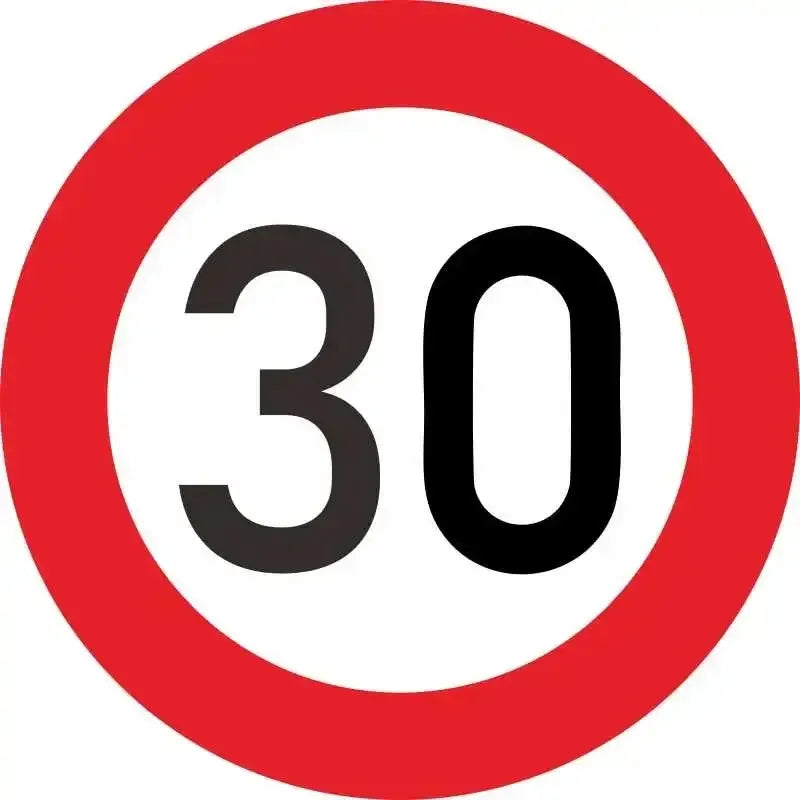 Geschwindigkeitsaufkleber 90 Km/h