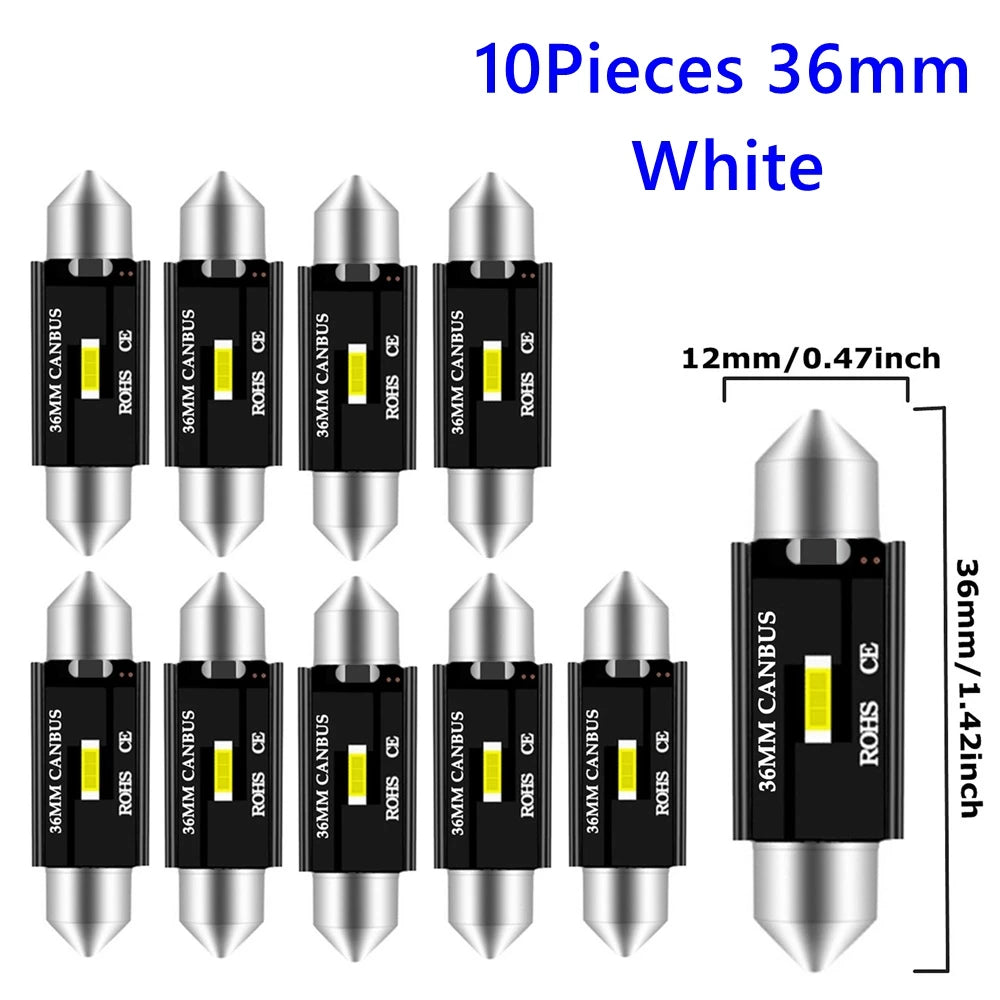 36mm C5W C10W LED Birnen Set