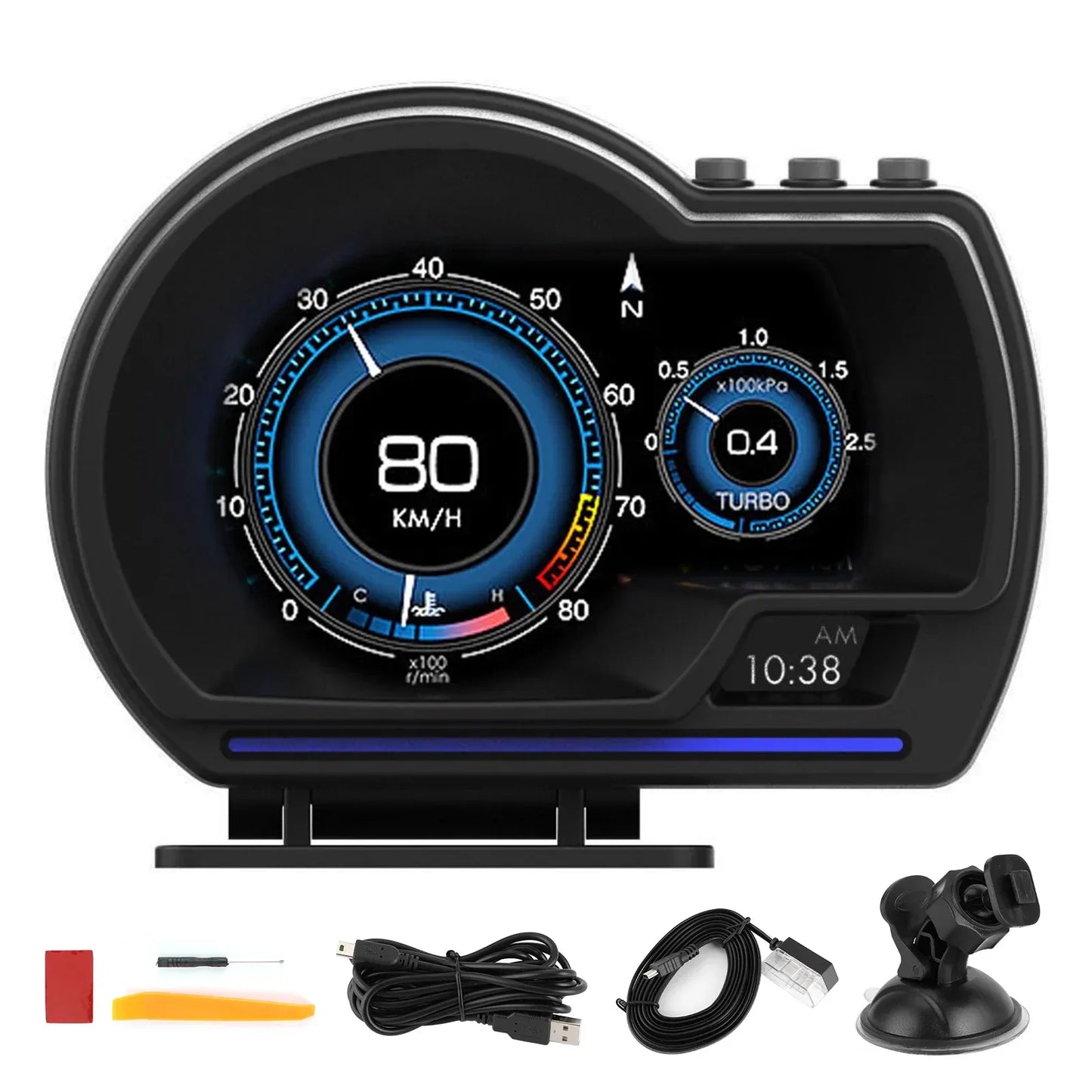 Digital Head-Up Display OBD2+GPS – SwissGlanzGarage Autopflege Schweiz