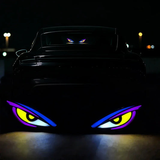 Solar LED Devil Eyes Warnsignal – SwissGlanzGarage Autopflege Schweiz