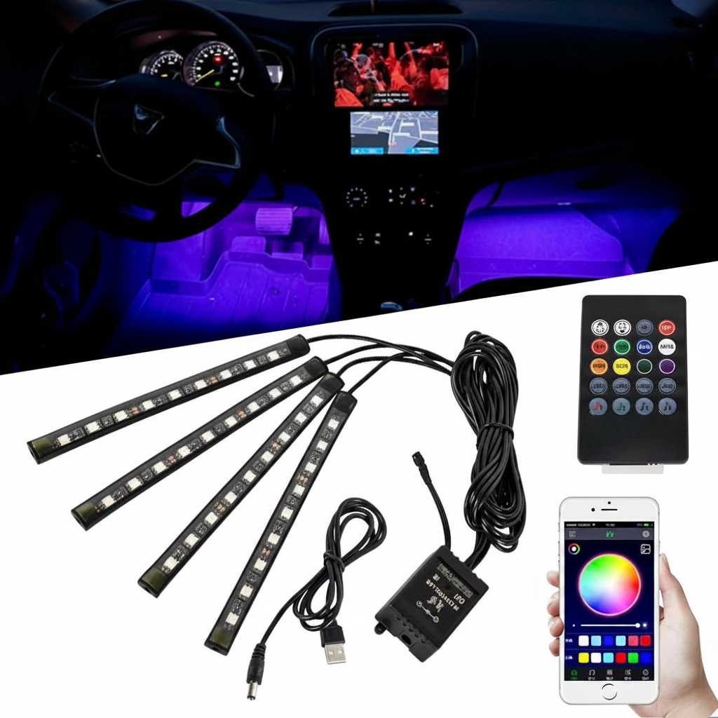 LED Ambientebeleuchtung Fussraum