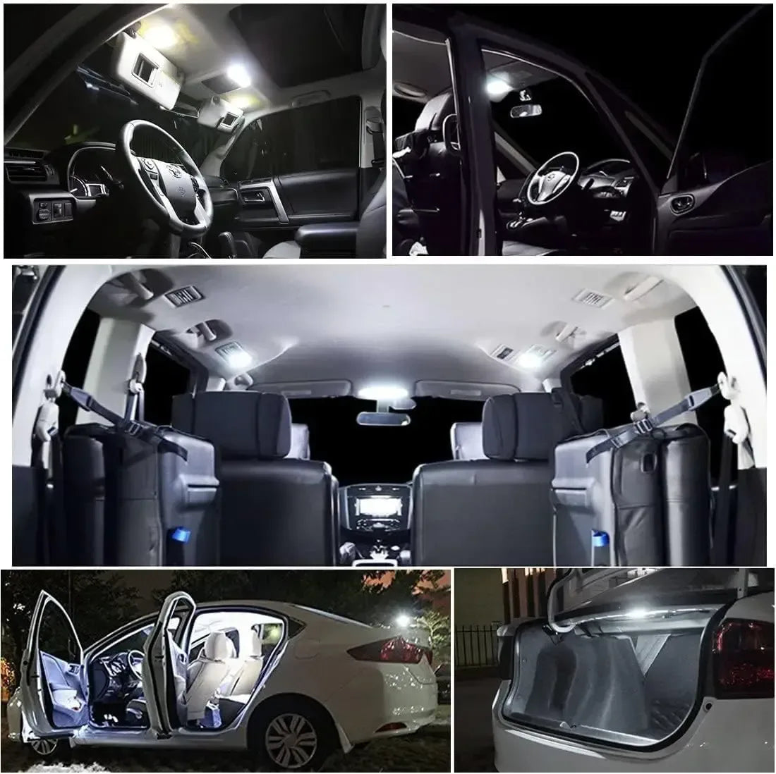 10/20/30 T10 W5W LED Birnen Set – SwissGlanzGarage Autopflege Schweiz