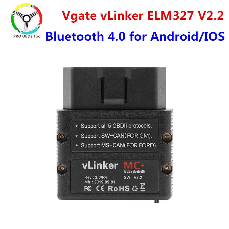 Vgate vLinker MC+ ELM327 OBD2 Bluetooth Diagnosegerät