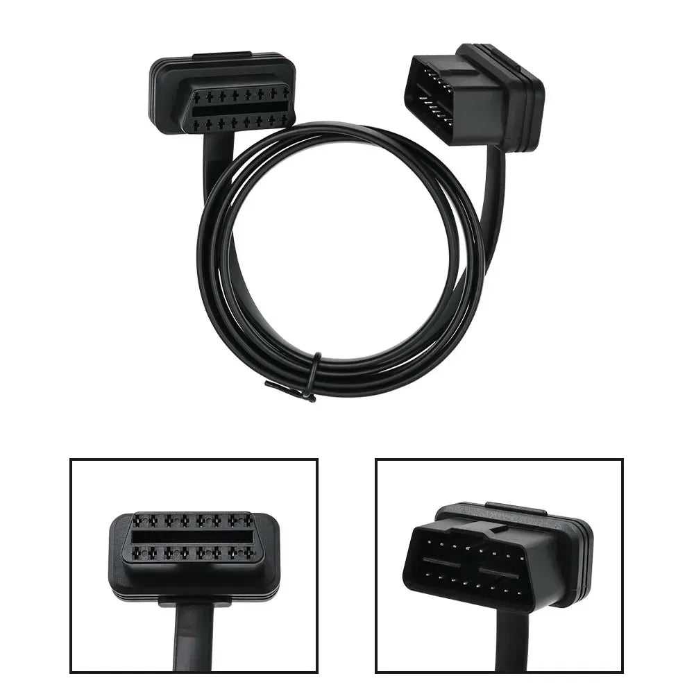 OBD2 16-Pin Stecker-Kabel 30/60/100CM – SwissGlanzGarage Autopflege Schweiz