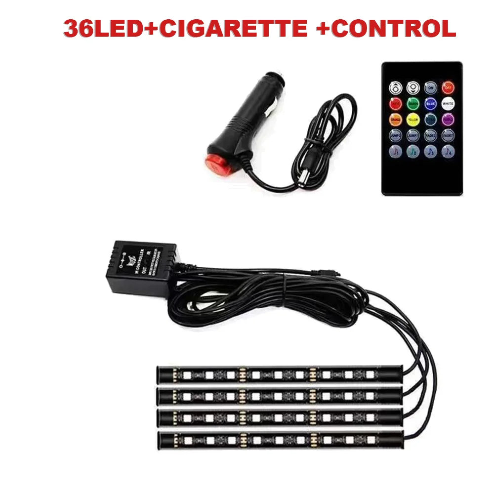 72 LED RGB Fussraumbeleuchtung