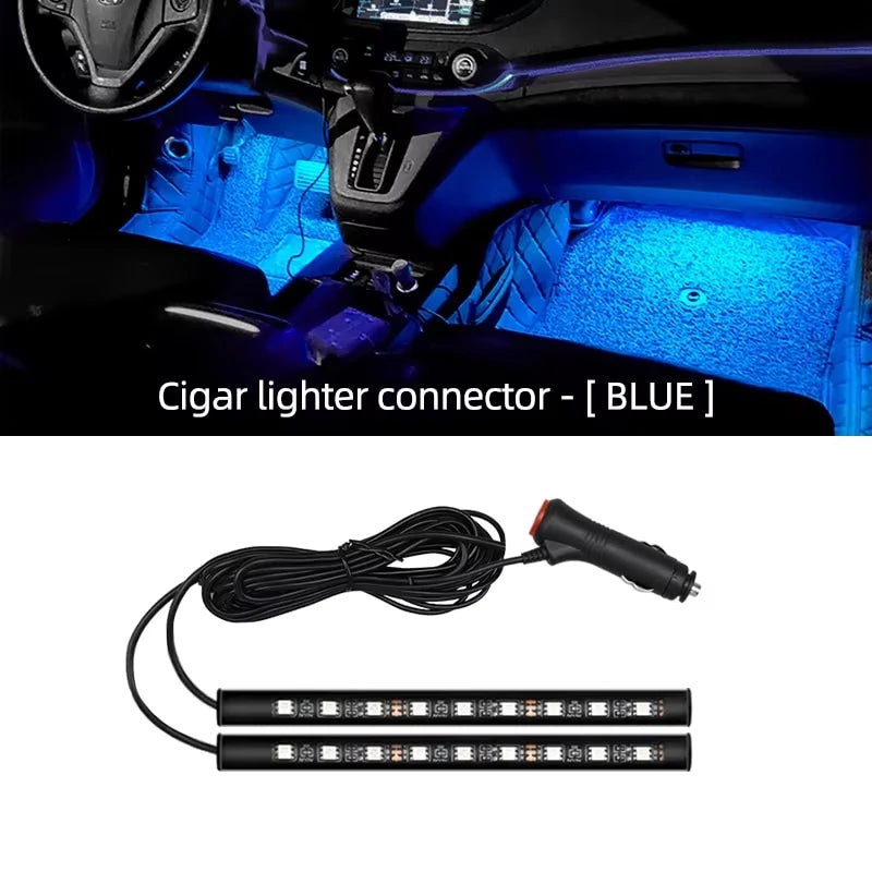 2 in 1 LED Ambiente-Beleuchtung für Auto