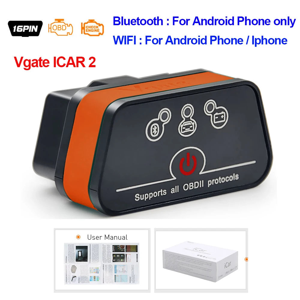 Vgate ICar2 OBD2 Bluetooth Scanner
