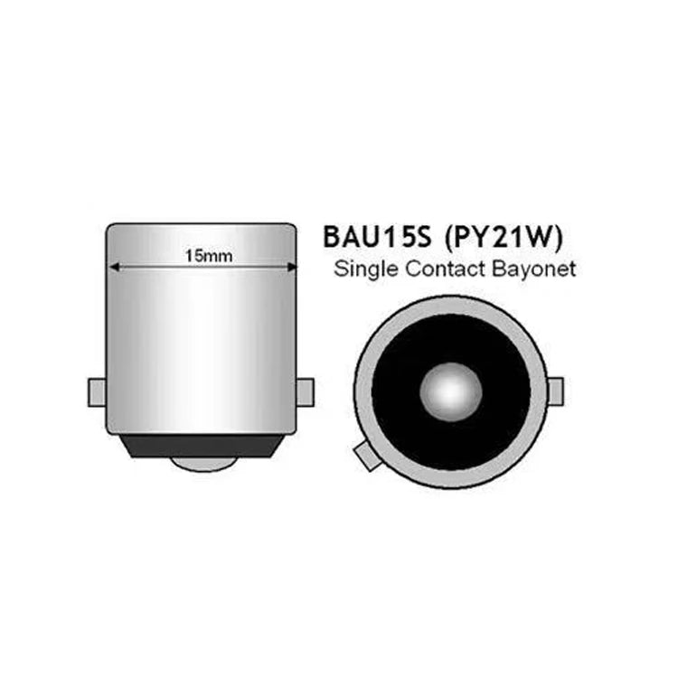 1156/1157 LED Birne P21w Bau15s 2er Set