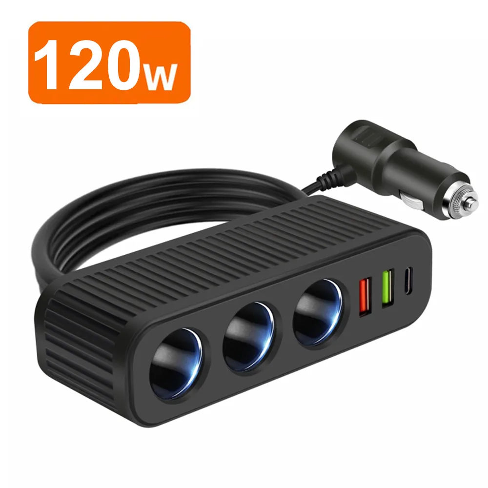 228W 9 in 1 Auto Schnellladeadapter